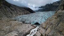 The Nigardsbreen glacier in Jostedal, Norway.