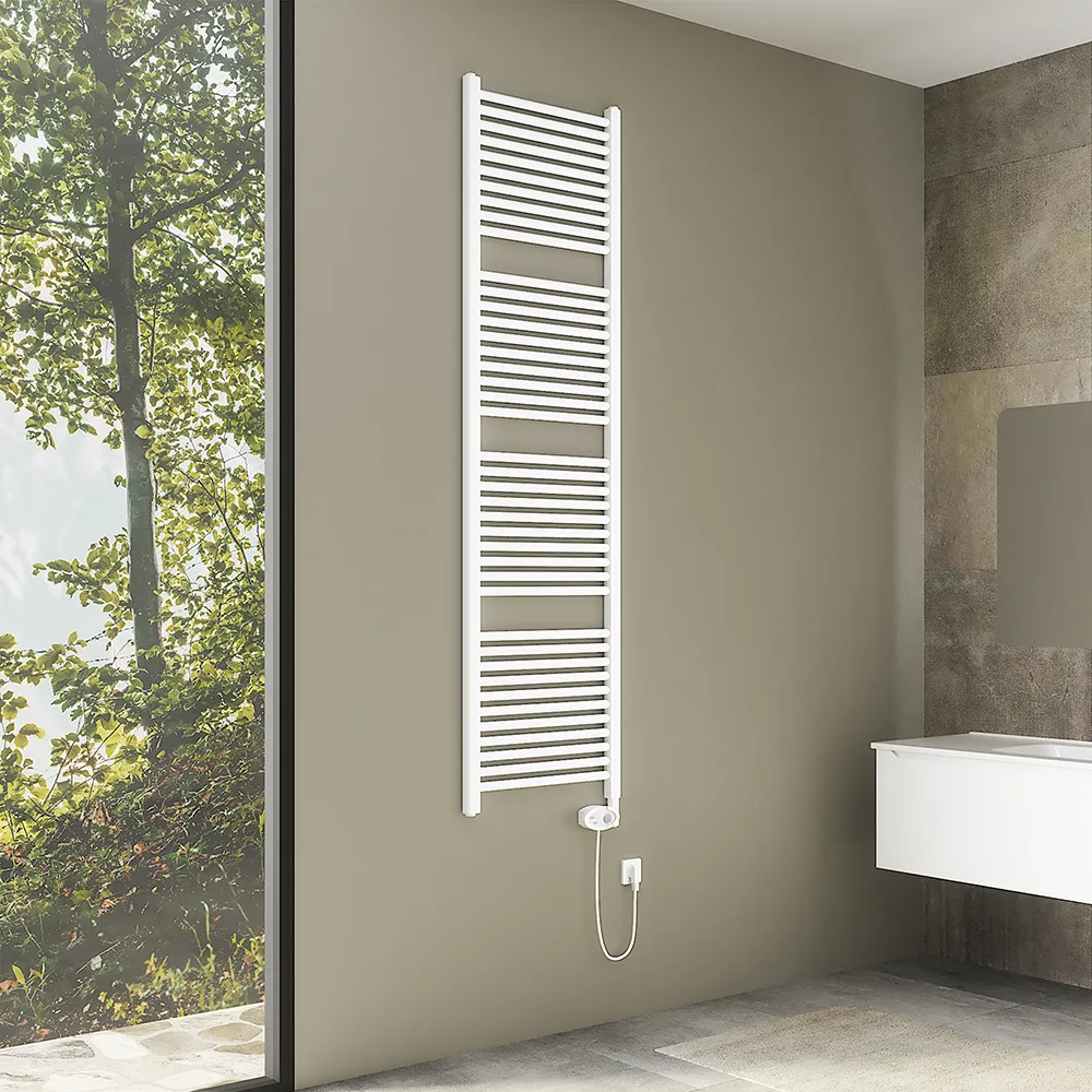 Termoarredo scaldasalviette elettrico 1800x500 bianco con termostato analogico | Antares Termoarredo scaldasalviette elettrico 1800x500 bianco con termostato analogico | Antares