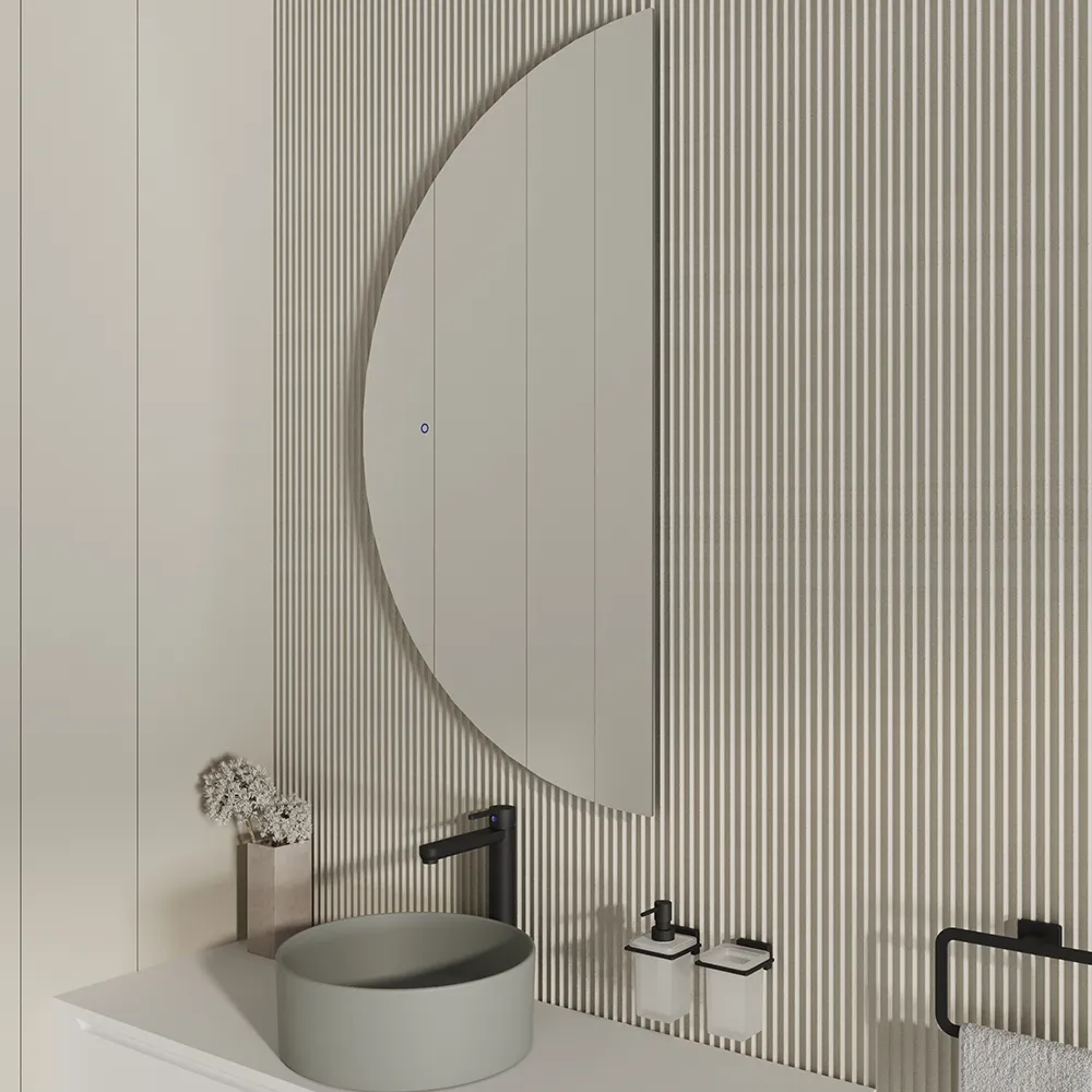 Specchio led 50x100 cm retroilluminato touch screen luce neutra | Luna Specchio led 50x100 cm retroilluminato touch screen luce neutra | Luna