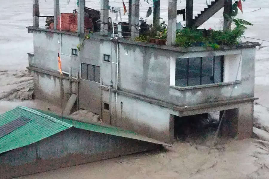 Sikkim flash floods leave behind trail of destruction, see pictures