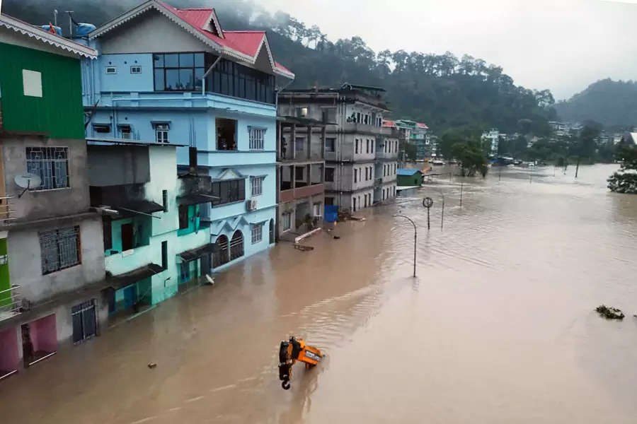 Sikkim flash floods leave behind trail of destruction, see pictures