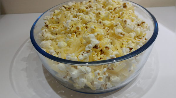 Homemade popcorn