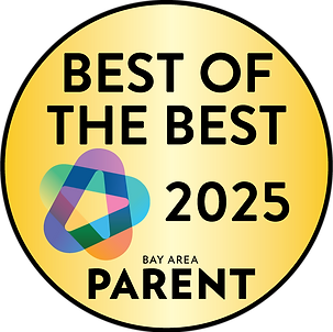 Badge for "2024 Best Of" award from Bay Area Parent Magazine
