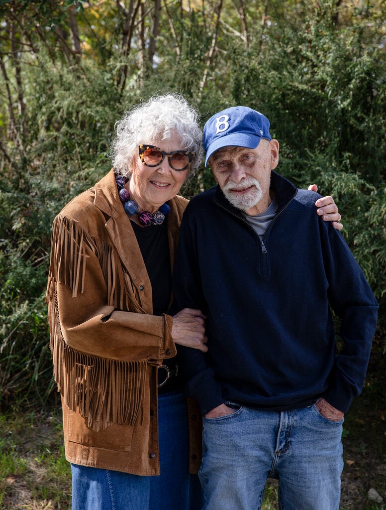 Laurie and Steven Goldstein near their new townhome in the Hudson Valley. The couple had raised their family in Philadelphia and were looking for a new place close to their children and grandchildren for up to $500,000.