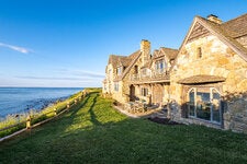 The Stone House in Montauk, N.Y., sits about 15 feet from a cliff overlooking the Atlantic Ocean.