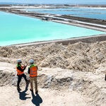 Much of the world’s lithium comes from a handful of countries, including Chile where brine containing the metal is placed in huge ponds to dry.