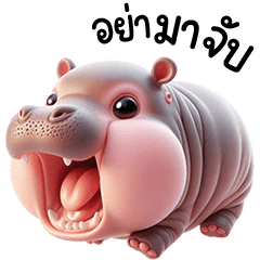 หมูดุ้งฮิปโปตัวกลมเด้งน่ารัก