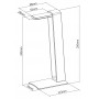 My Wall HK3L Fejhallgató állvány Alkalmas:On-Ear fülhallgató, Over-Ear fülhallgató Ezüst, Bükk 7. bélyegkép