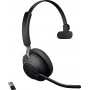 Jabra Evolve2 65 monaural On Ear headset Bluetooth® Mono Fekete Hangerő szabályozás, Elemtöltés kije bélyegkép