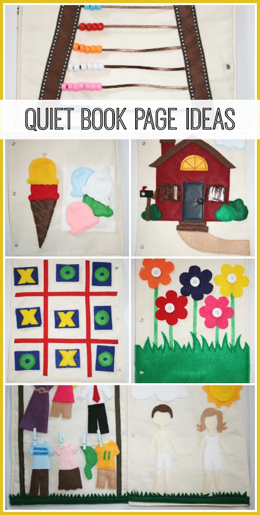 Quiet book page ideas to make Quiet book page ideas to make