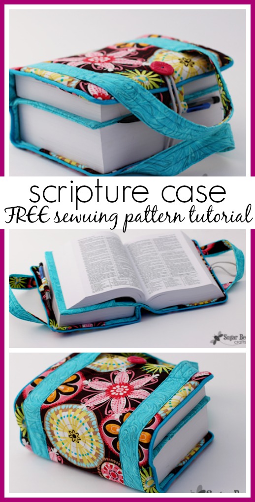 Fabric scripture case sewing pattern tutorial idea Fabric scripture case sewing pattern tutorial idea