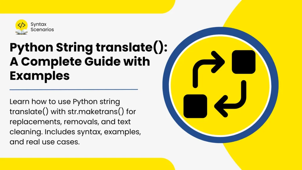 python string translate