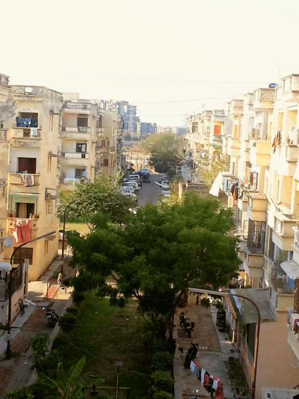 Another bright day in Delhi - View from Balcony