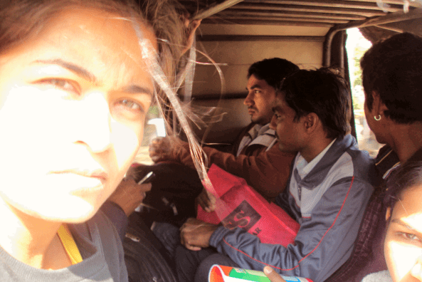 I would take the Auto-Rickshaw now - True Indian....lol