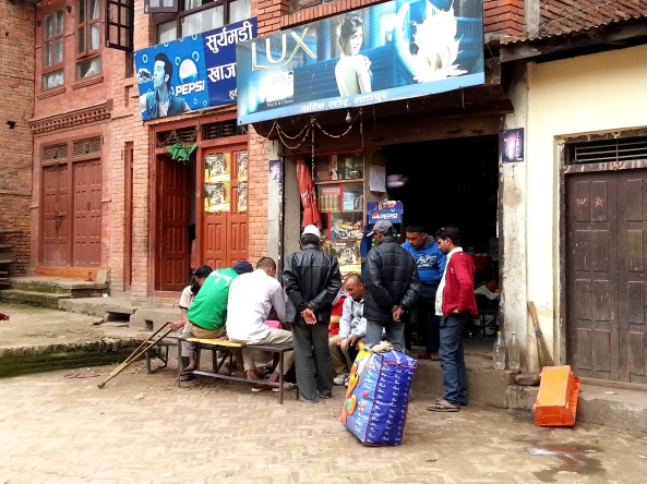People gathered to play cards - Simple life