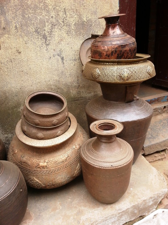 Love these pieces of art, used to fill water in old times, and here still are