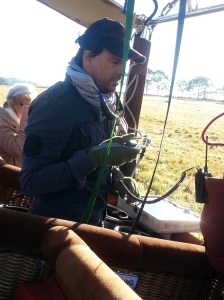 Thomas after successful landing