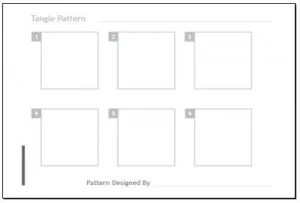 tanglepatterns.com Blank 4x6 Index Card