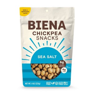 Biena Chickpea Snacks Sea Salt - 8oz - 1 of 3