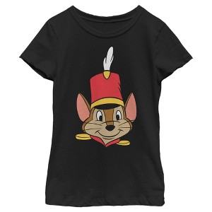 Girl's Dumbo Timothy Q. Mouse T-Shirt - 1 of 4