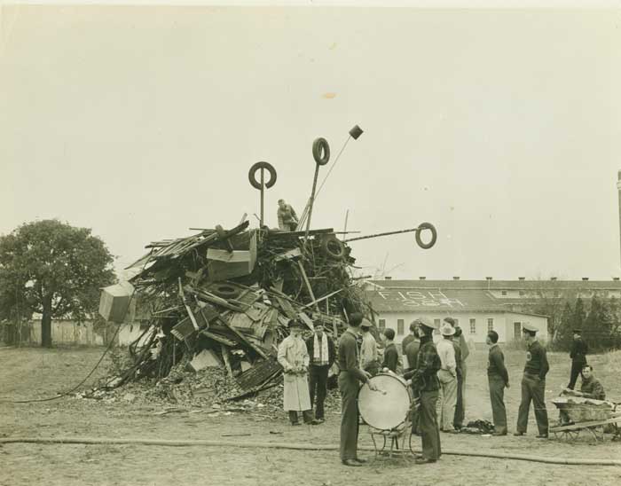 Bonfire circa 1930s.