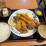 Shun no Sengyo to Private rooms Raku no Utage - ミックスフライ定食  ¥800