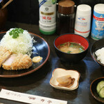 とんかつ 力亭 - ロースカツ定食☆