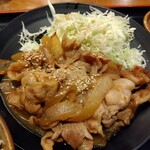 Teketeke Takadanoba Sakaedori Ten - 豚しょうが焼き(2023年12月20日撮影)
