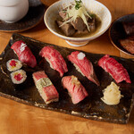 牛肉寿司6巻カジュアル御膳