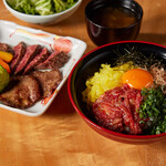彩りユッケ丼御膳