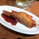 Teketeke Takadanoba Sakaedori Ten - てけてけ手羽串（タレ）￥165