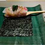 丸の内一丁目 しち十二候 - 鮮魚手巻き寿司