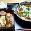 松月庵 - 天丼とかけうどん