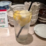 千住メンチ館  - リッチレモンサワー
