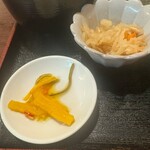 居酒屋ふみ - 漬物、切り干し大根