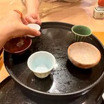 懐石料理 はし本 - お猪口選び〼