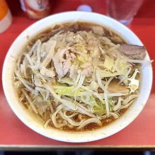 ラーメン二郎 - 料理写真:2024年12月23日 ラーメン小カラメアブラ お弟子さん麺上げ（総帥不在）