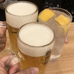 佐賀ふもと赤鶏 酒場 高しな - カンパーイ･:*+.\(( °ω° ))/.:+