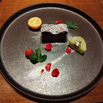 Enoteca 眞  - 八丁堀ガトーショコラ1200円