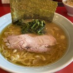 たま家 - ラーメン並ほうれん草が多い