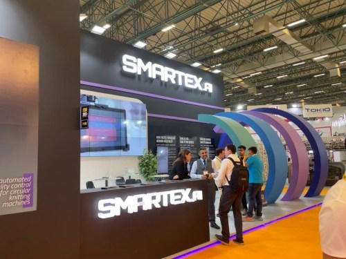 Smartex booth at tradeshow