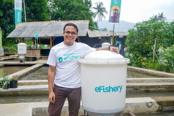 eFishery co-founder and CEO Gibran Huzaifah