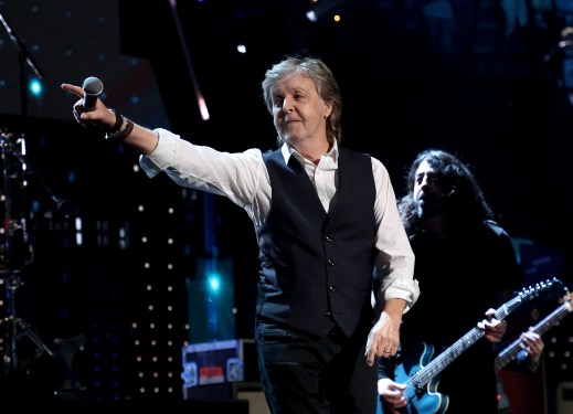 Paul McCartney performs onstage