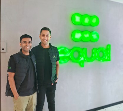 Equal co-founders Keshav Reddy and Rajeev Ranjan