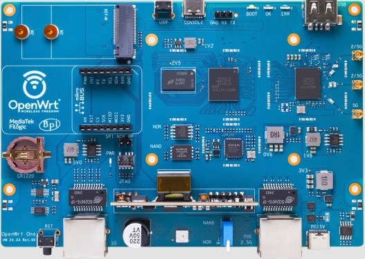 OpenWRT One out of its case