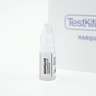 A Marquis reagent bottle.