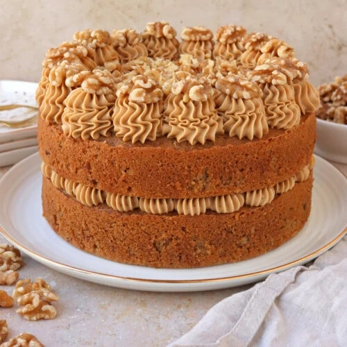 Coffee & Walnut Cake