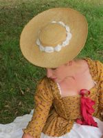 How to turn a straw hat into a bergere thedreamstress.com