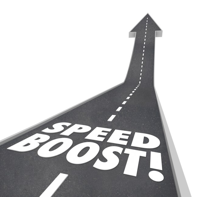 Speed Boost Words Road Increased Performance Fast Travel