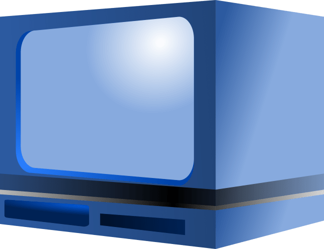 TV cartoon image big box